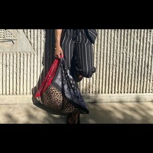 Custom made patchwork handbag